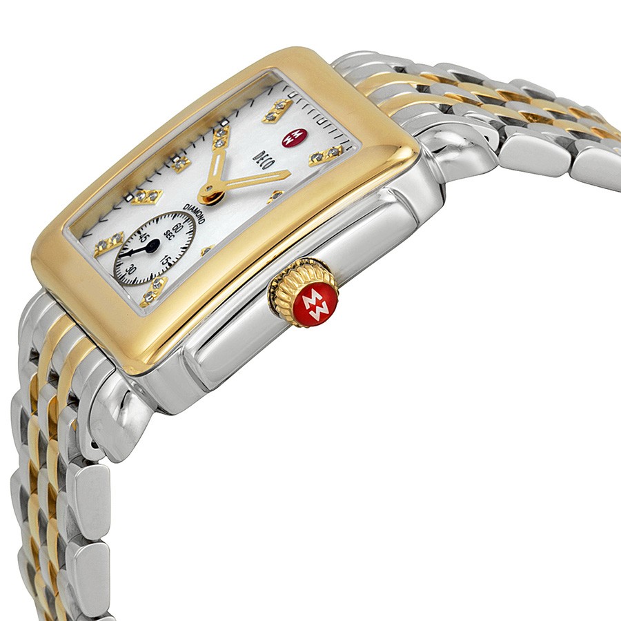 IMG_9085 Michele MWW06V000042 Deco Ladies Quartz Gold-plated Stainless Steel Replica 2