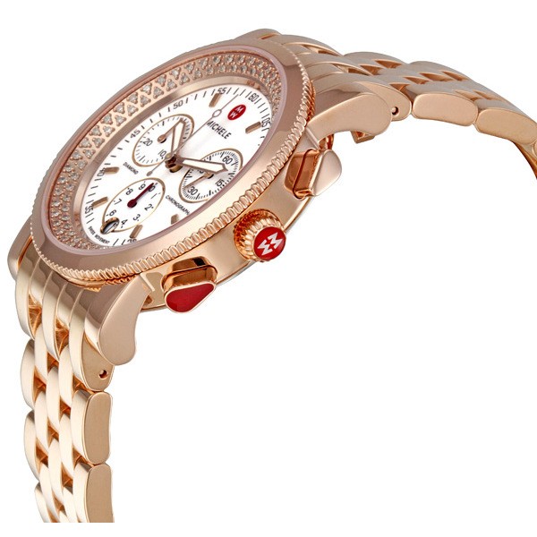 IMG_9085 Michele MWW01C000059 Ladies Quartz Rose Gold-plated Stainless Steel Replica 2