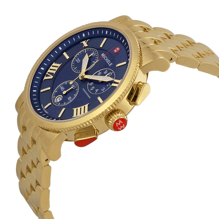IMG_9085 Michele MWW01K000105 Ladies Quartz Gold-plated Stainless Steel Replica 2