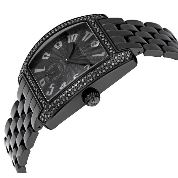 IMG_9085 Michele MWW02M000047 Ladies Quartz Black Ion-plated Stainless Steel Replica 2