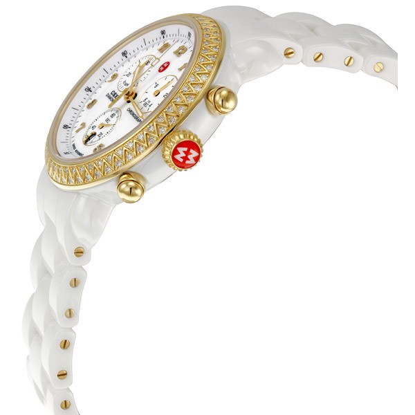 IMG_9085 Michele MWW03N000002 Ladies Quartz White Ceramic Replica 2