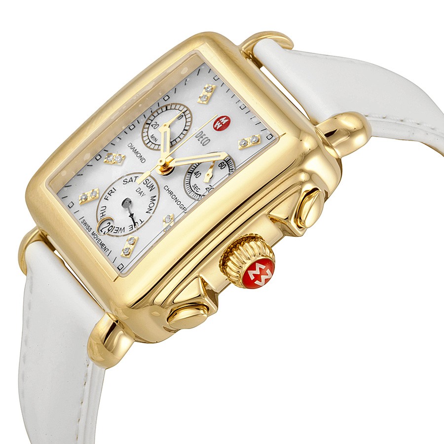 IMG_9085 Michele MWW06P000032 Ladies Quartz Gold-tone Stainless Steel Replica 2