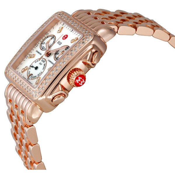 IMG_9085 Michele MWW06P000109 Ladies Quartz Rose Gold-tone Stainless Steel Replica 2