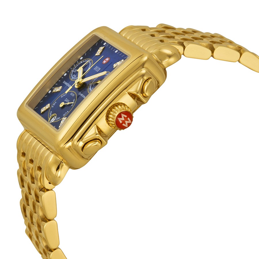 IMG_9085 Michele MWW06P000221 Ladies Quartz Gold-plated Stainless Steel Replica 2