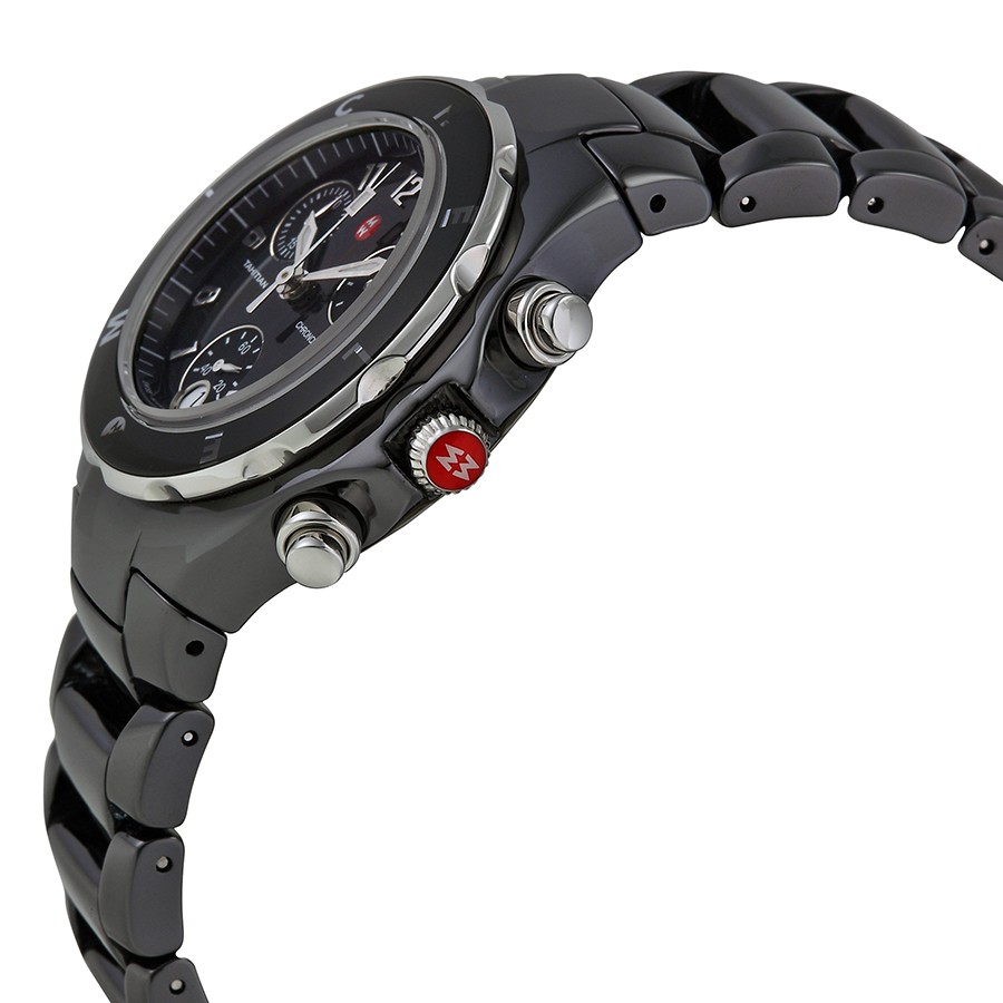 IMG_9085 Michele MWW12A000006 Ladies Quartz Black Ceramic Replica 2