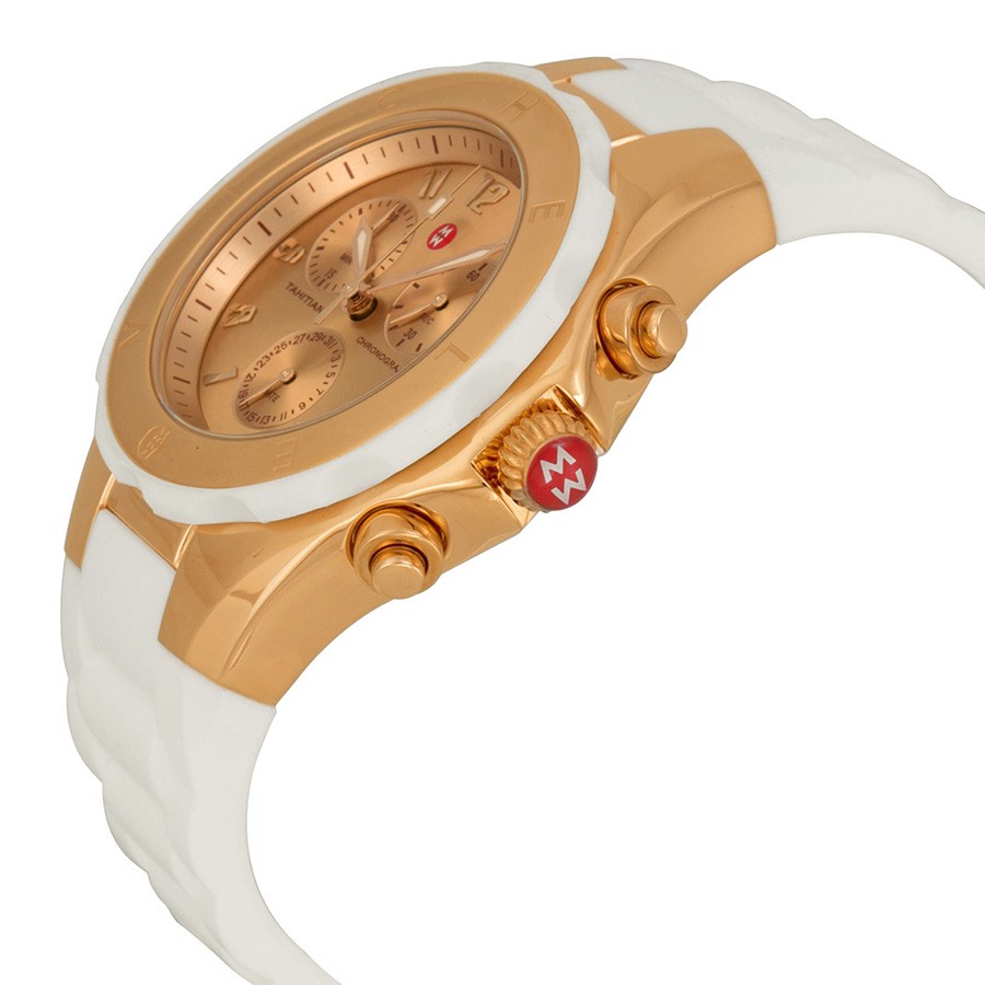 IMG_9085 Michele MWW12F000030 Ladies Quartz Rose Gold-tone Stainless Steel Replica 2