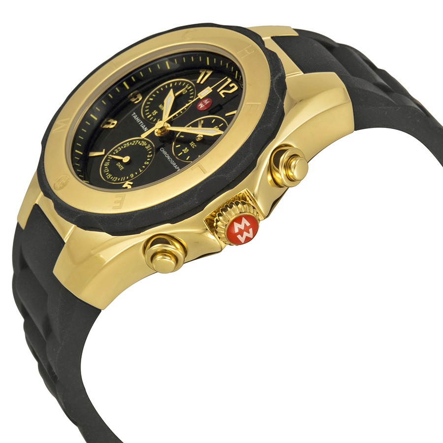 IMG_9085 Michele MWW12F000088 Ladies Quartz Gold-tone Stainless Steel Replica 2