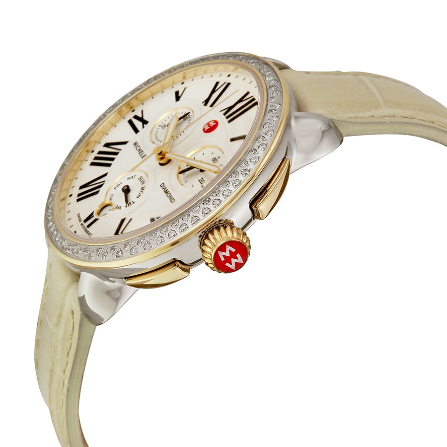 Michele MWW21A000043 Ladies Quartz Gold-tone Stainless Steel Replica 2