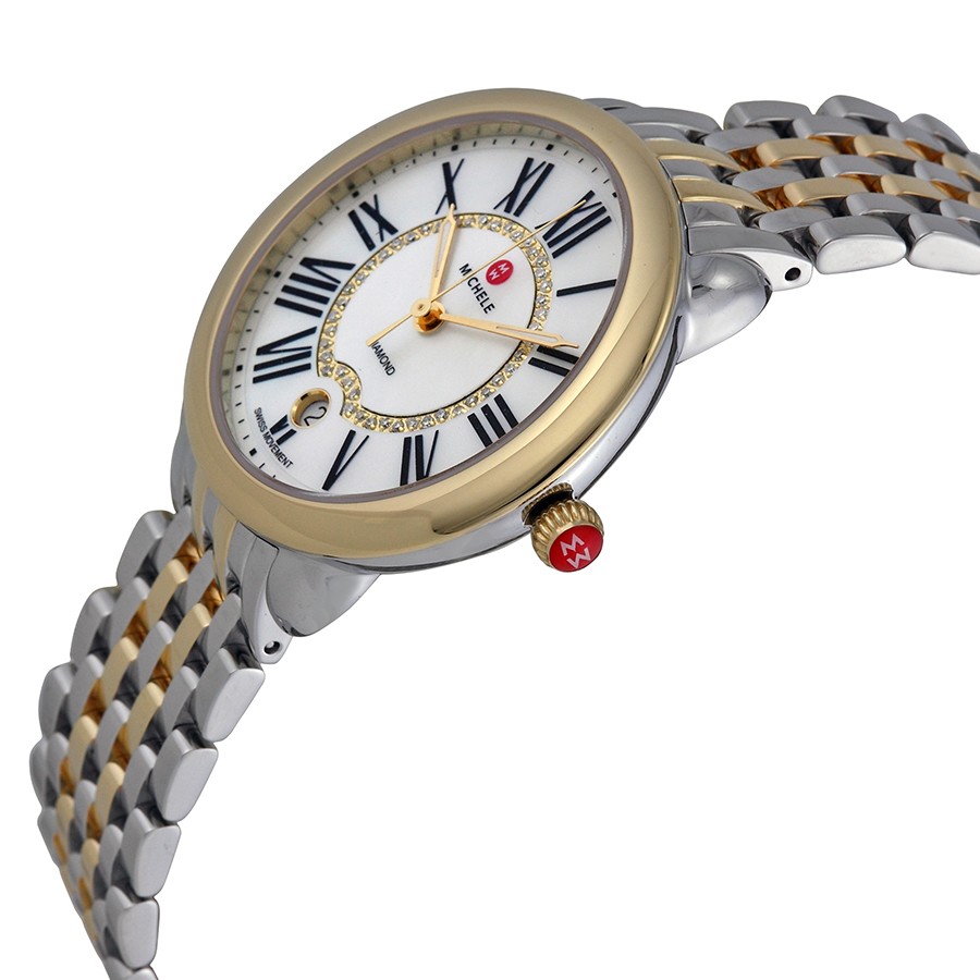 Michele MWW21B000015 Ladies Quartz Stainless Steel Replica 2