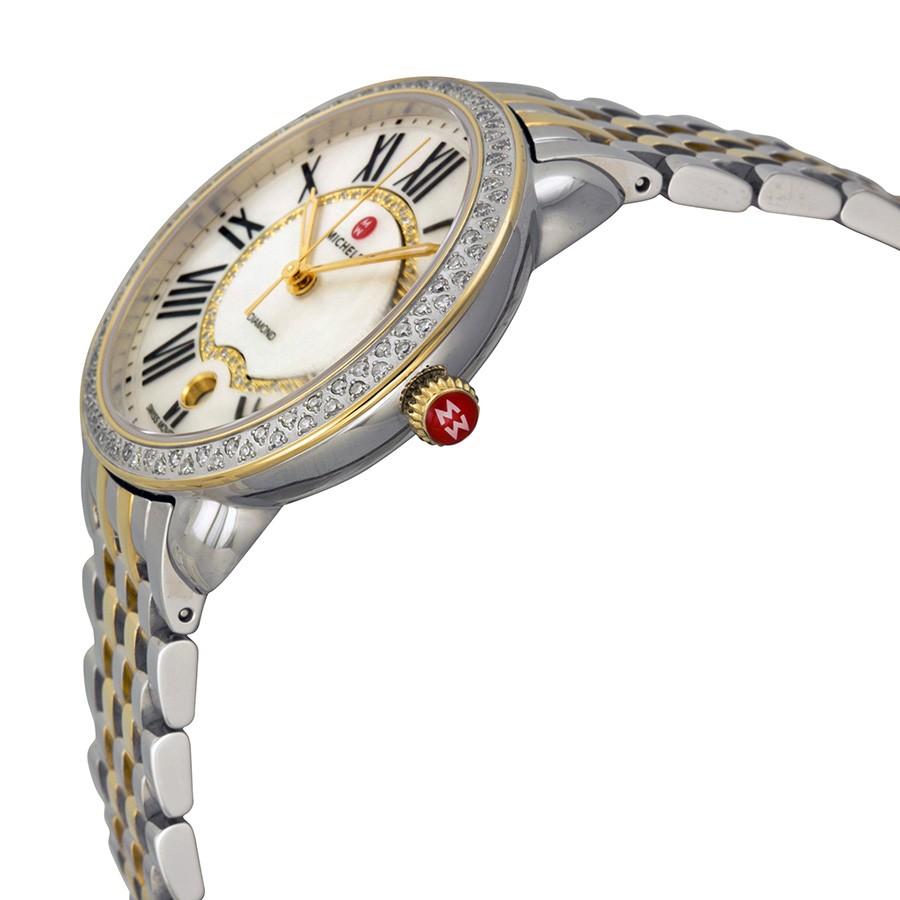 IMG_9085 Michele MWW21B000032 Ladies Quartz Stainless Steel Replica 2