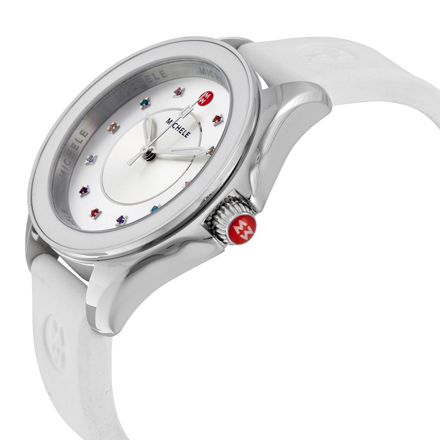 IMG_9085 Michele MWW27A000007 Ladies Quartz White Silicone Replica 2