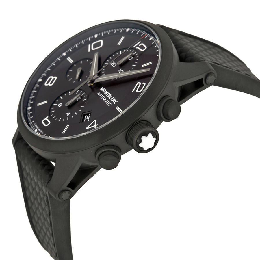 IMG_9085 Montblanc 111197 Mens Automatic Black DLC Stainless Steel Replica 2