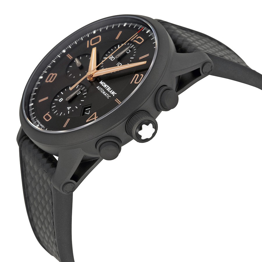 IMG_9085 Montblanc 111684 Mens Automatic Black DLC Stainless Steel Replica 2
