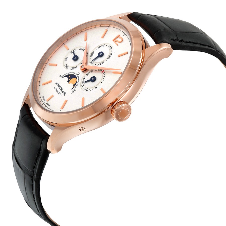 IMG_9085 Montblanc 112535 Mens Automatic 18kt Rose Gold Replica 2