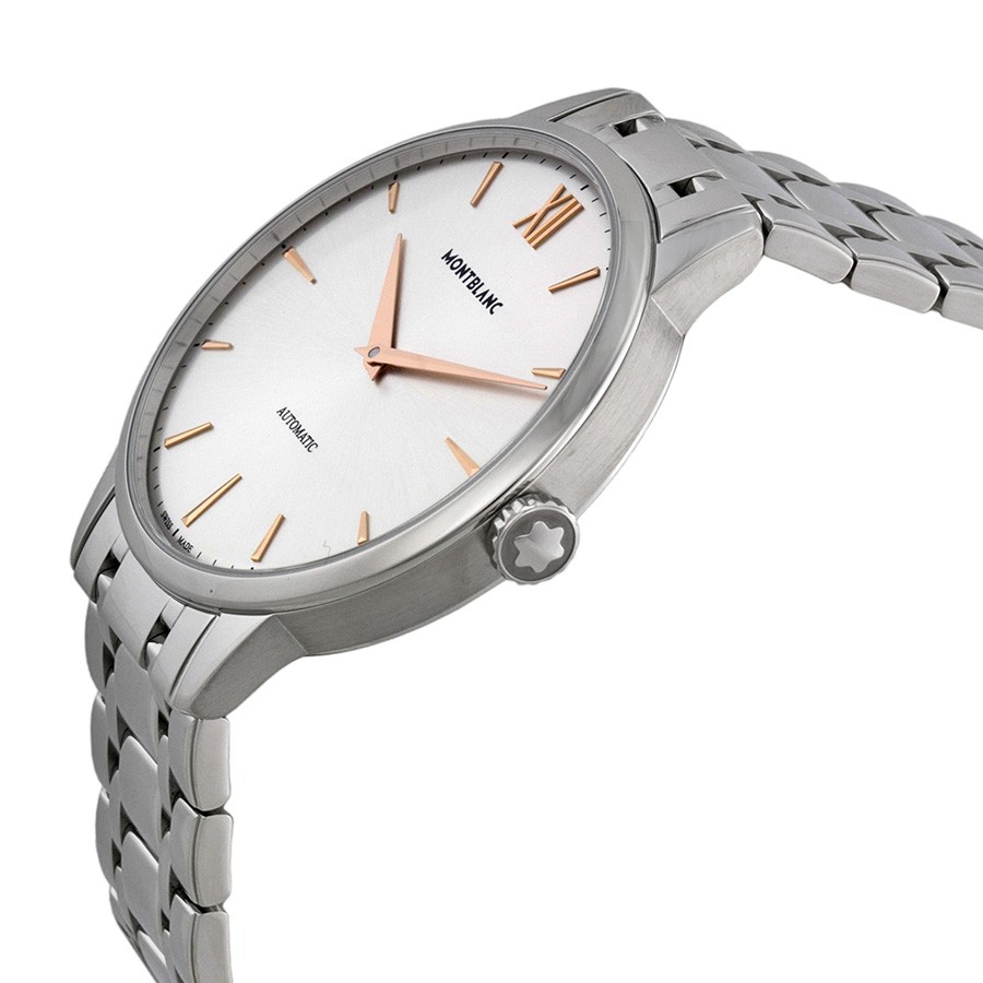 IMG_9085 Montblanc 110696 Meisterstuck Mens Automatic Stainless Steel Replica 2