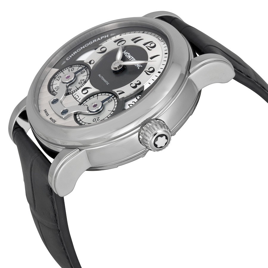 IMG_9085 Montblanc 102337 Nicolas Rieussec Mens Automatic Stainless Steel Replica 2