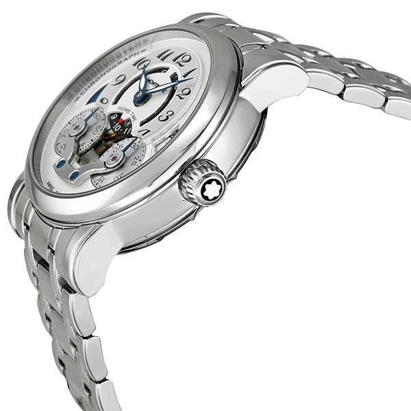 IMG_9085 Montblanc 107068 Nicolas Rieussec Mens Automatic Stainless Steel Replica 2