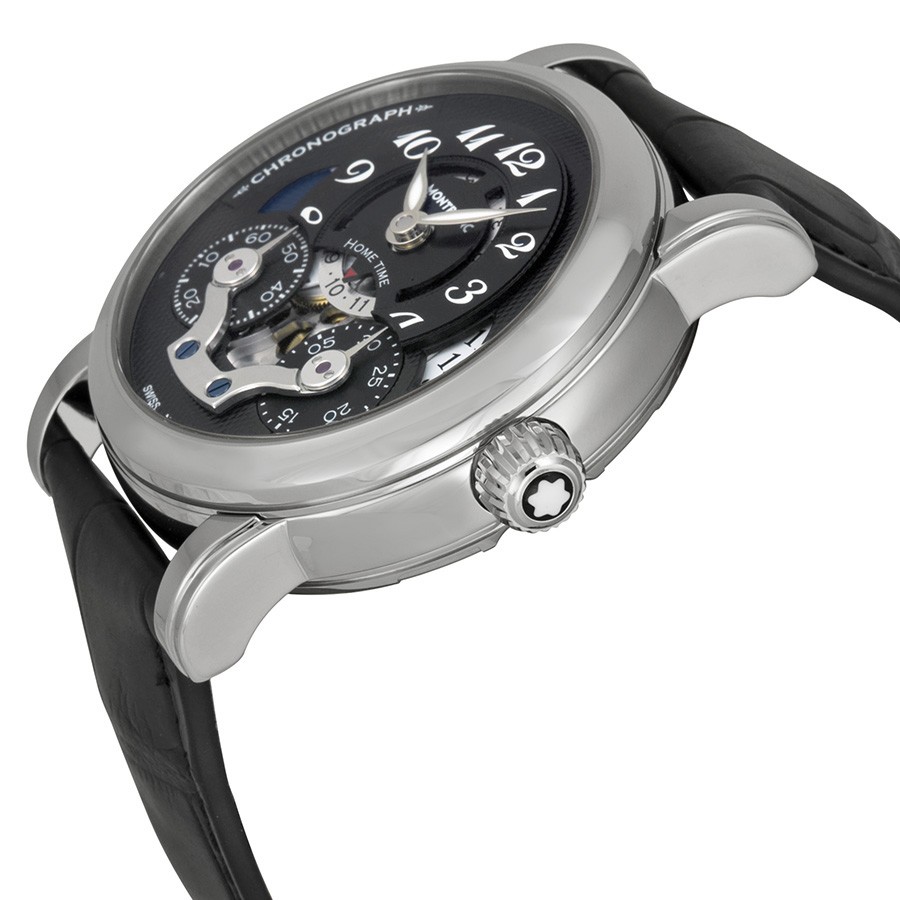 IMG_9085 Montblanc 107070 Nicolas Rieussec Mens Automatic Stainless Steel Replica 2