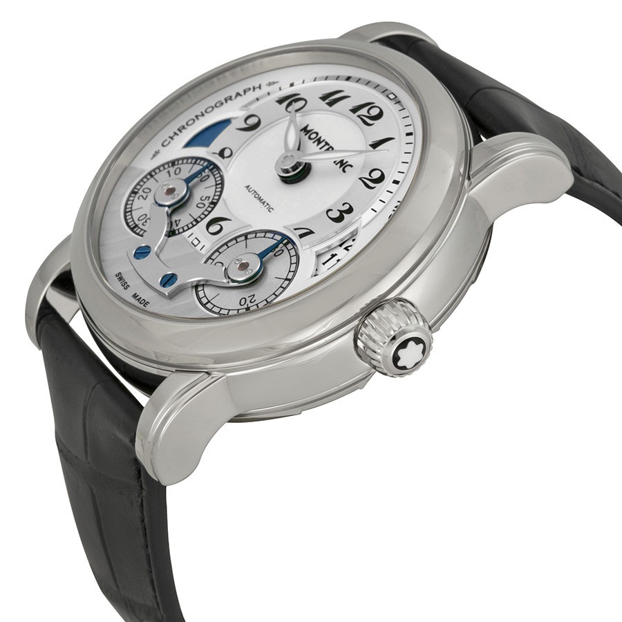 IMG_9085 Montblanc MB106595 Nicolas Rieussec Mens Automatic Stainless Steel Replica 2