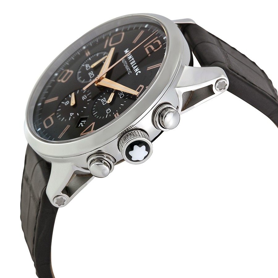 IMG_9085 Montblanc 101548 Timewalker Mens Automatic Stainless Steel Replica 2