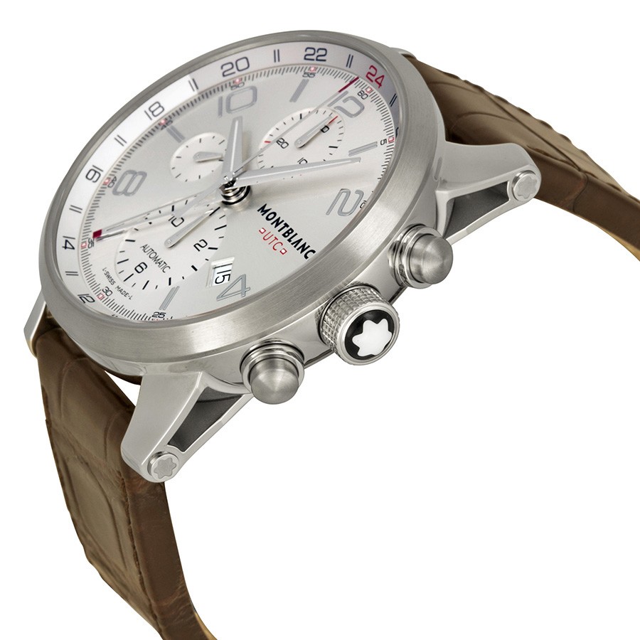 IMG_9085 Montblanc 107065 Timewalker Mens Automatic Stainless Steel Replica 2