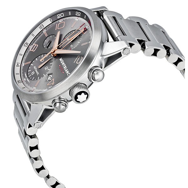 IMG_9085 Montblanc 107303 Timewalker Mens Automatic Stainless Steel Replica 2