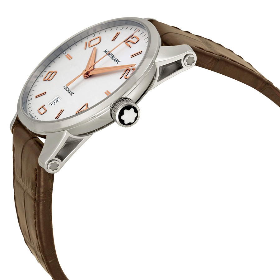 IMG_9085 Montblanc 110340 Timewalker Mens Automatic Stainless Steel Replica 2