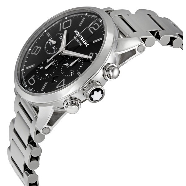 IMG_9085 Montblanc 9668 Timewalker Mens Automatic Stainless Steel Replica 2