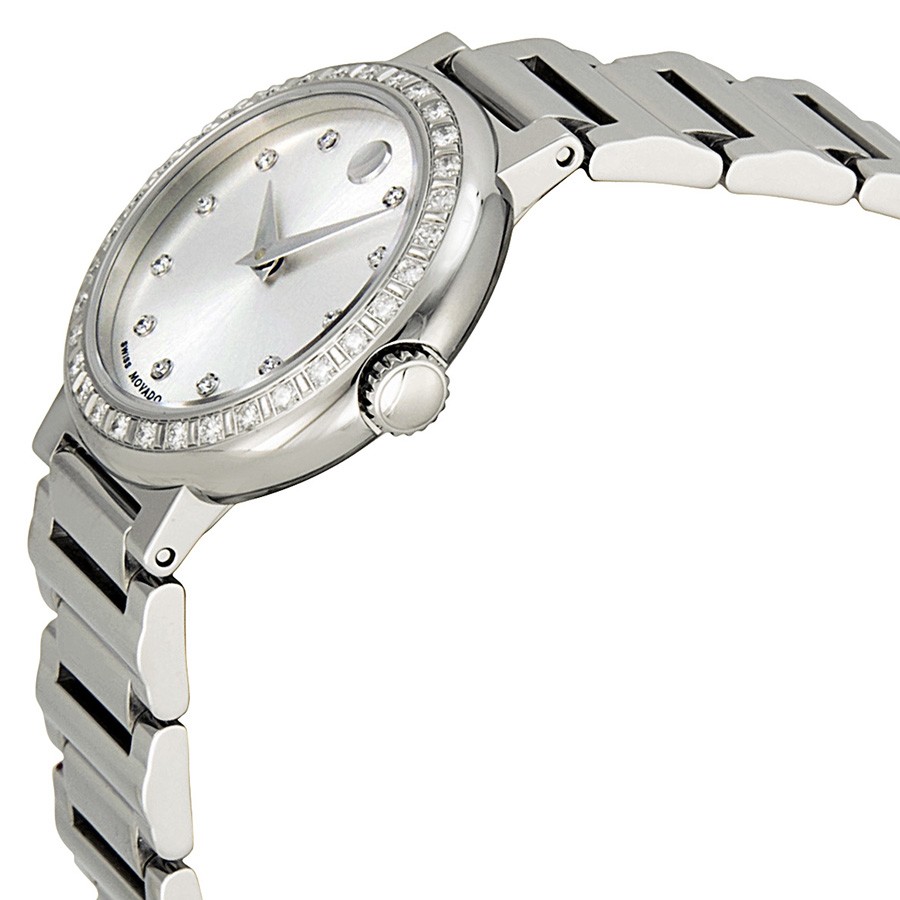 IMG_9085 Movado 0606793 Ladies Quartz Stainless Steel Replica 2