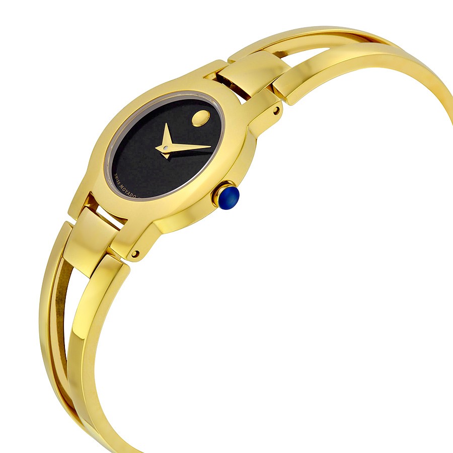 IMG_9085 Movado 0606946 Ladies Quartz Yellow Gold PVD Stainless Steel Replica 2