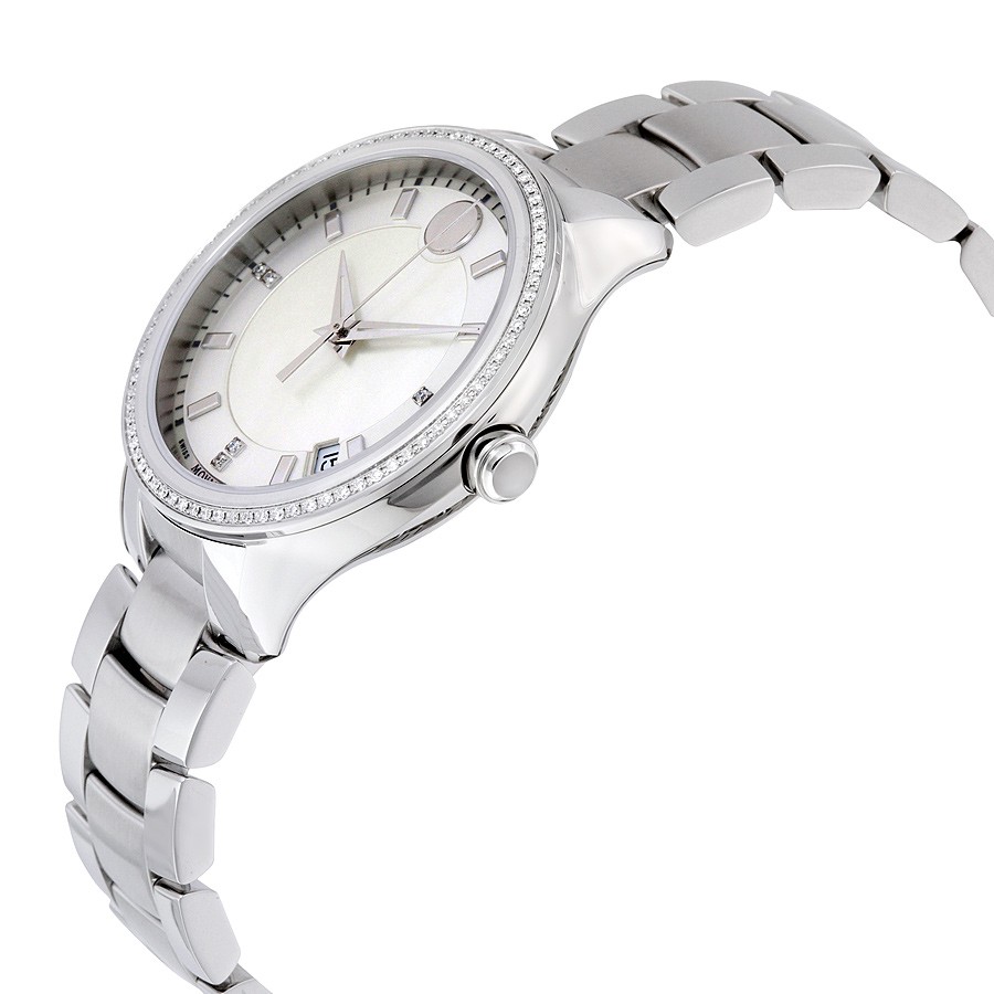 IMG_9085 Movado 0606981 Ladies Quartz Stainless Steel Replica 2