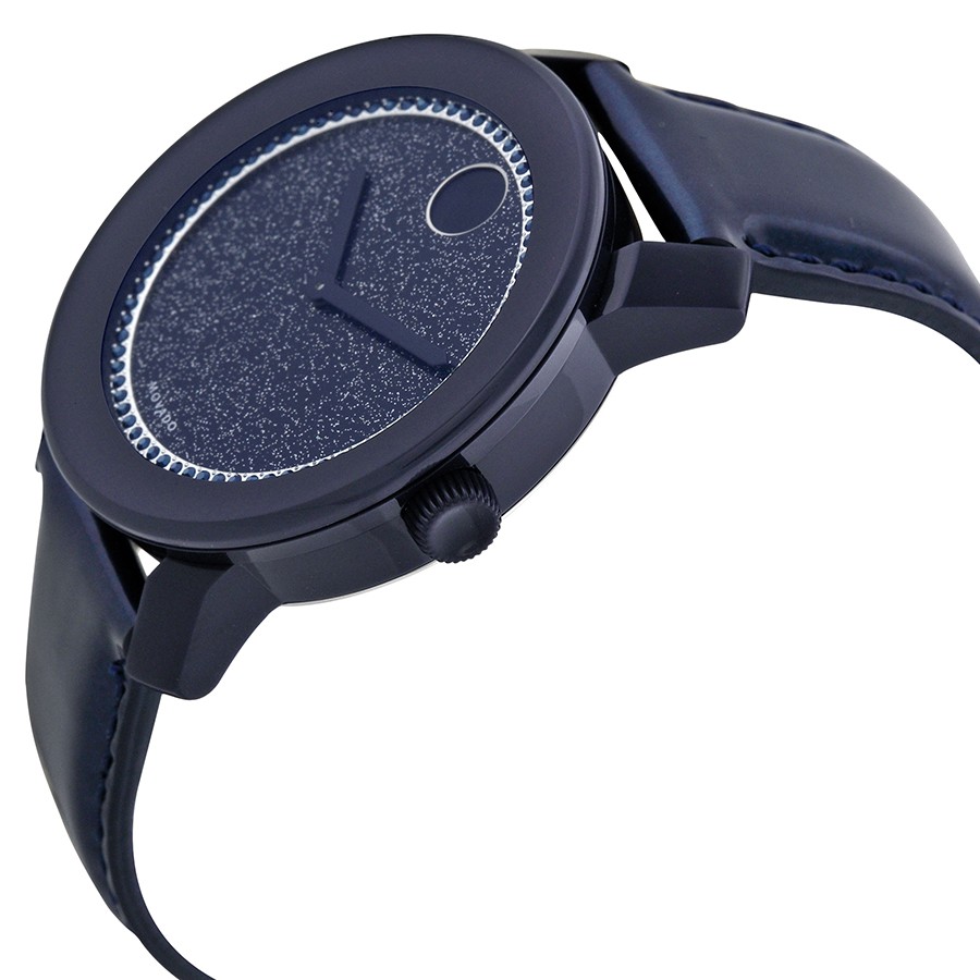 Movado 3600229 Ladies Quartz Navy TR90 Compostite and Stainless Steel Replica 2