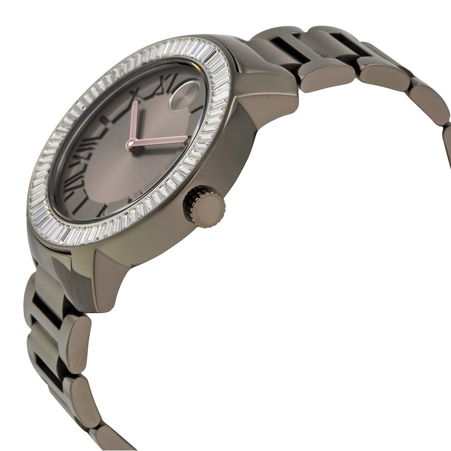 IMG_9085 Movado 3600248 Ladies Quartz Gunmetal Ion-plated Stainless Steel Replica 2