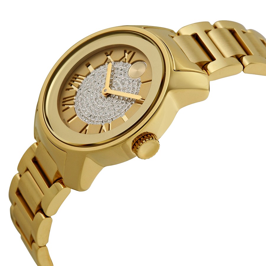 IMG_9085 Movado 3600255 Ladies Quartz Yellow Gold Ion-plated Stainless Steel Replica 2