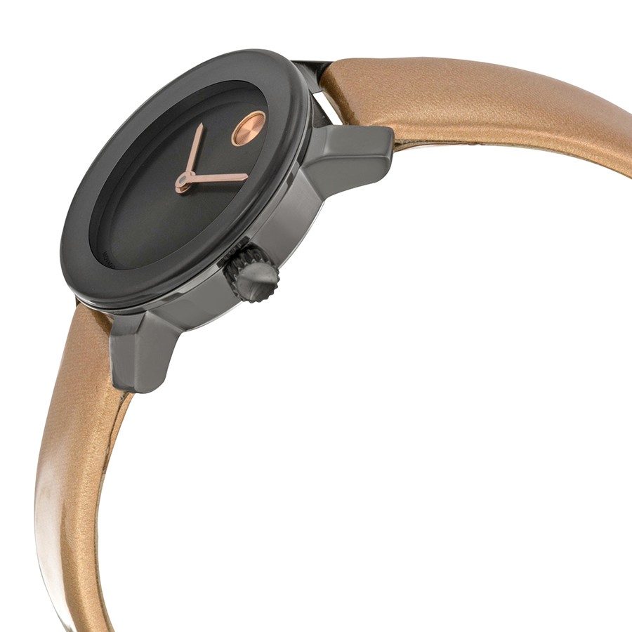 IMG_9085 Movado 3600341 Ladies Quartz Gunmetal Ion-plated Stainless Steel Replica 2