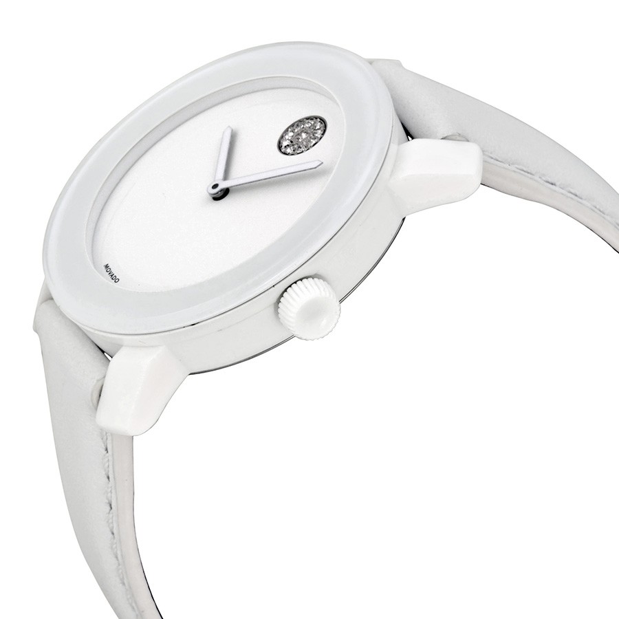 IMG_9085 Movado 3600043 Bold Unisex Quartz White TR90 Resin/Stainless Steel Replica 2