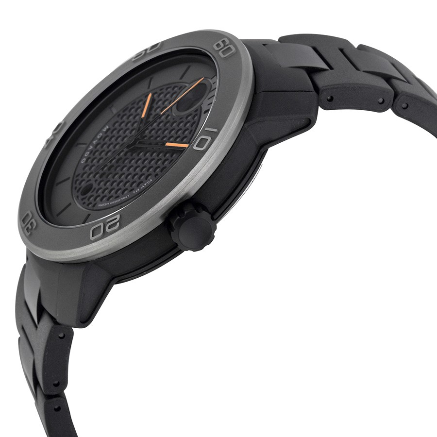 IMG_9085 Movado 3600097 Bold Mens Quartz Sunblasted Black ion-Plated Titanium Replica 2