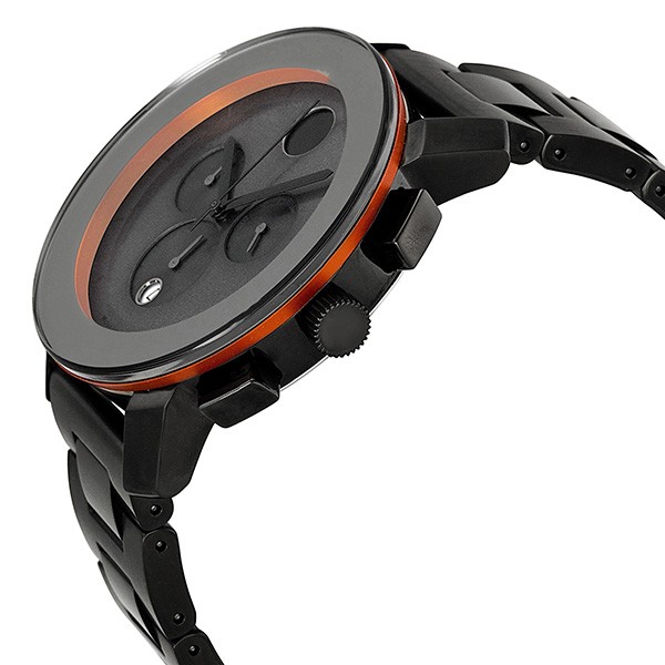 IMG_9085 Movado 3600142 Bold Mens Quartz Gunmetal-plated Stainless Steel Replica 2