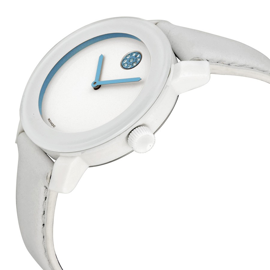 IMG_9085 Movado 3600178 Bold Ladies Quartz White TR90 Composite Material Replica 2