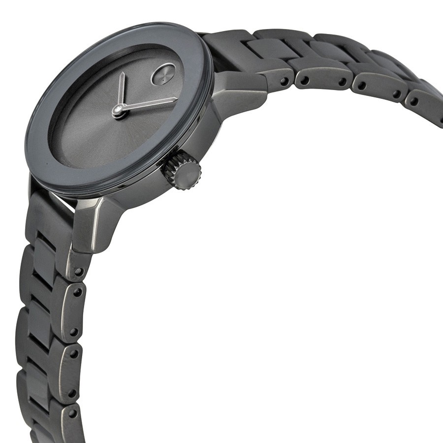IMG_9085 Movado 3600236 Bold Ladies Quartz Gunmetal Ion-plated Stainless Steel Replica 2