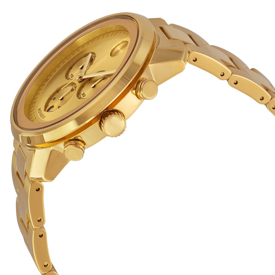 IMG_9085 Movado 3600278 Bold Mens Quartz Yellow Gold Ion-Plated Stainless Steel Replica 2
