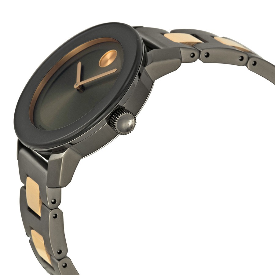 IMG_9085 Movado 3600327 Bold Ladies Quartz Grey Ion-Plated Stainless Steel Replica 2