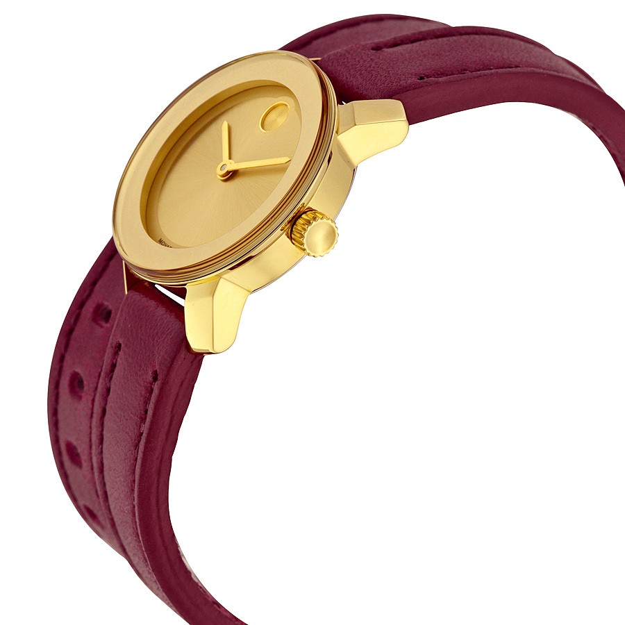 IMG_9085 Movado 3600344 Bold Ladies Quartz Yellow Gold IP Stainless Steel Replica 2