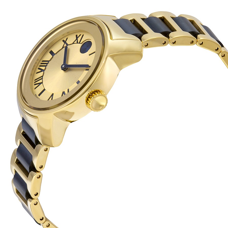 IMG_9085 Movado 3600355 Bold Ladies Quartz Gold-Tone Stainless Steel Replica 2