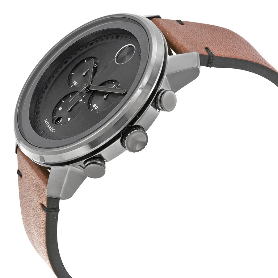 Movado 3600367 Bold Mens Quartz Grey IP Stainless Steel Replica 2