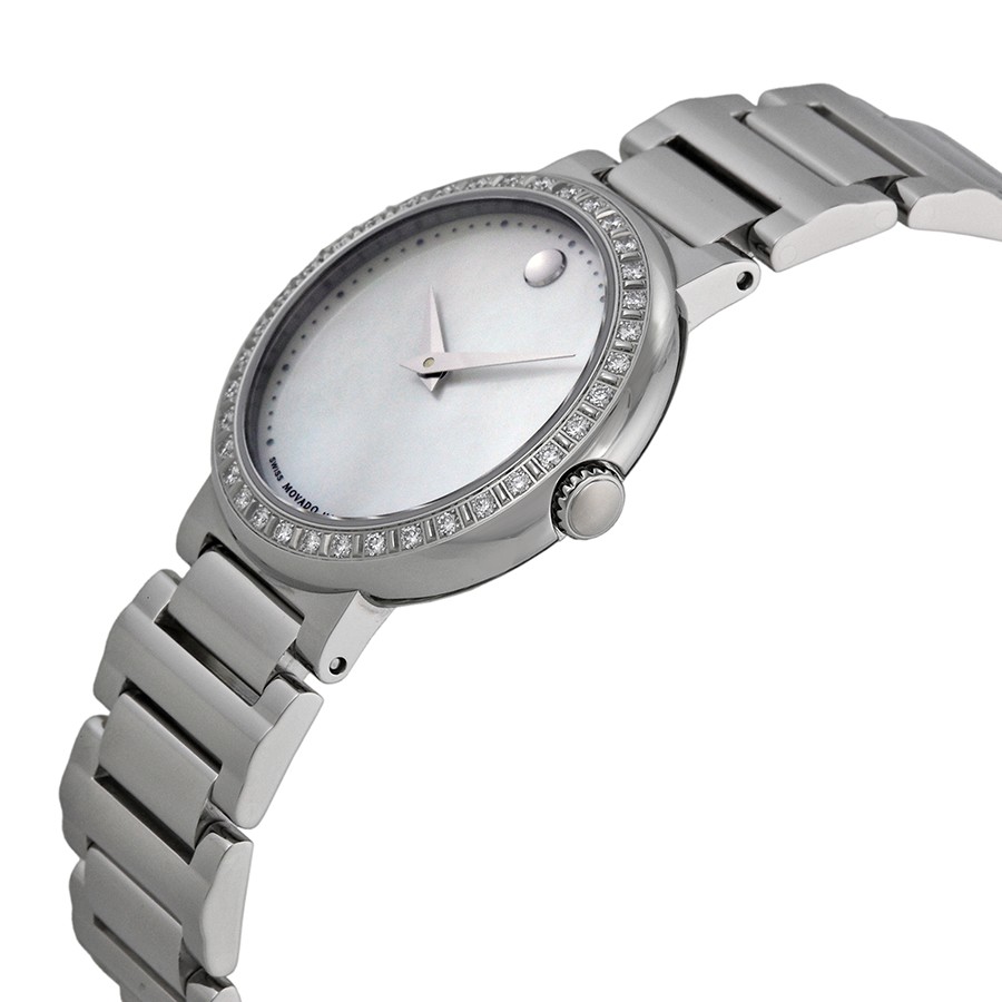 IMG_9085 Movado 0606421 Concerto Ladies Quartz Stainless Steel Replica 2