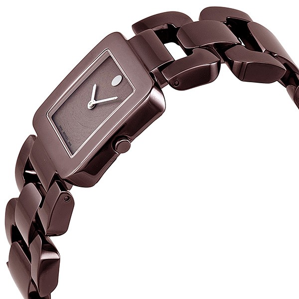 IMG_9085 Movado 0606574 Luma Ladies Quartz Brown PVD Stainless Steel Replica 2