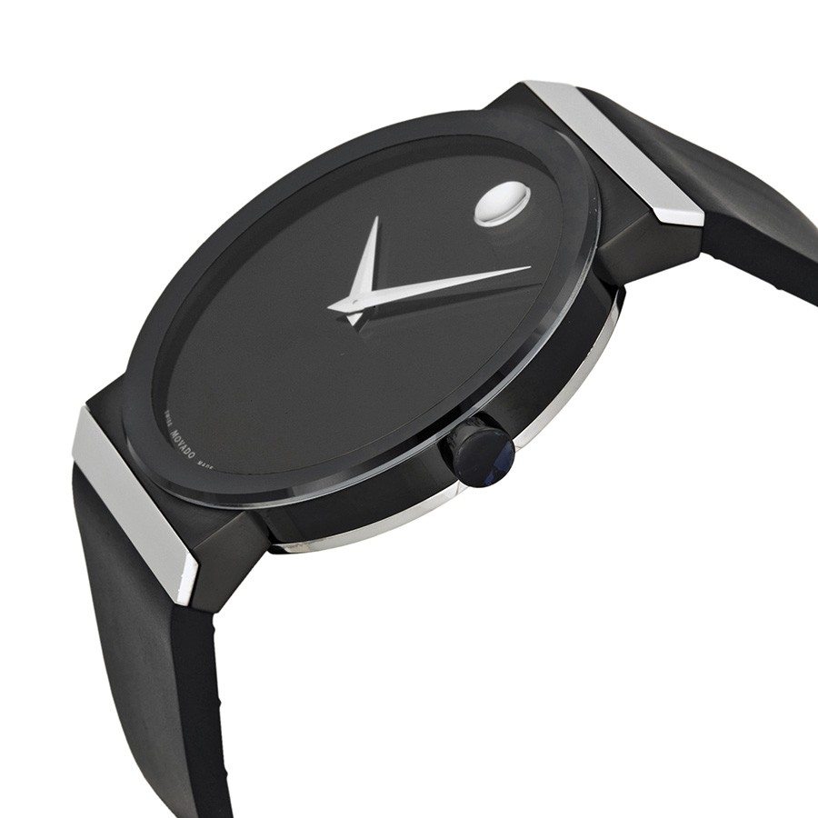 Movado 0606268 Museum Mens Quartz Black PVD Stainless Steel Replica 2