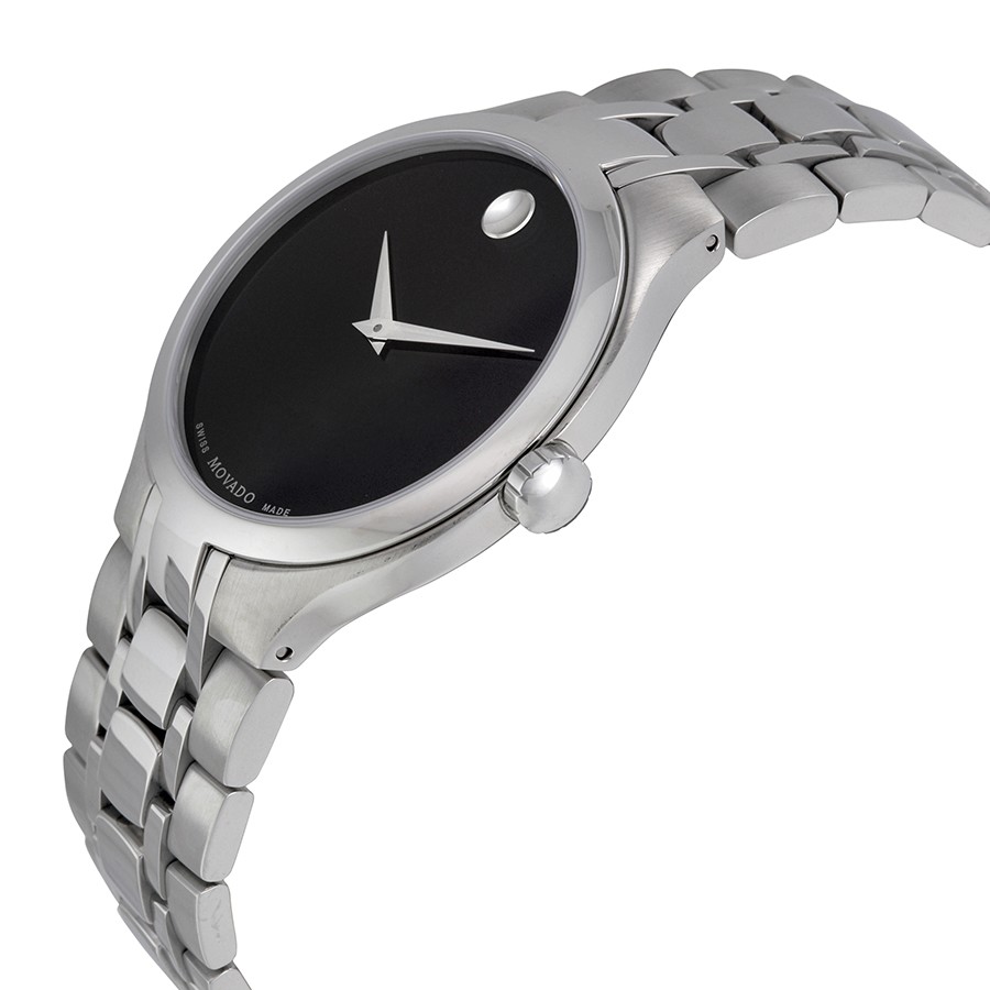 IMG_9085 Movado 0606367 Museum Mens Quartz Stainless Steel Replica 2