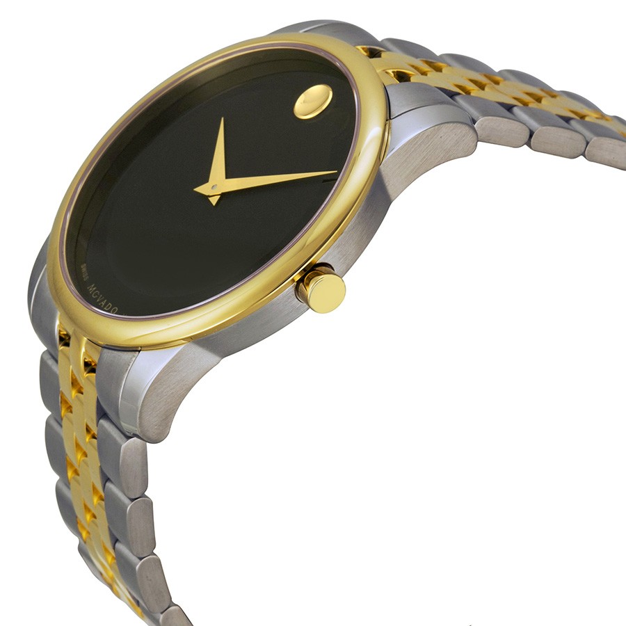IMG_9085 Movado 0606605 Museum Mens Quartz Two-tone Stainless Steel Replica 2